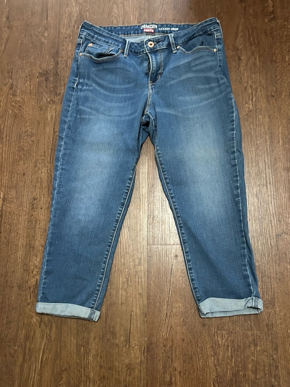 Levi's‎ Blue Boyfriend Crop Jeans